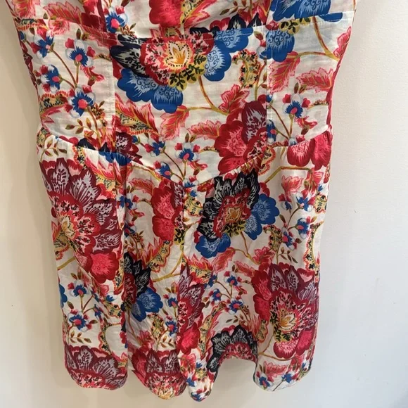 MISA LOS ANGELES
Ruchika Floral Romper size small red blue floral EUC - Picture 9 of 15